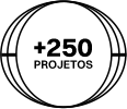 +de 250 Projetos